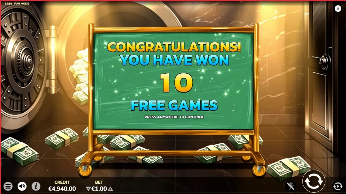 Mr. Porky Bankster 10,000 Ways slot game screen